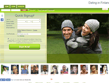 Tablet Screenshot of finland-dating.com